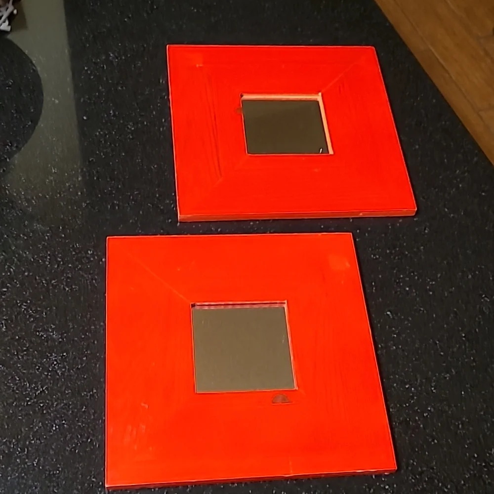 Wood Mirror Set